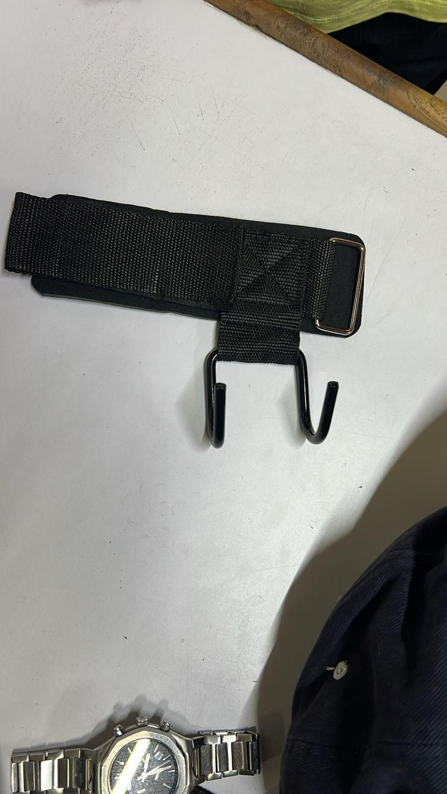 Pro-Grip Weight Lifting Hooks with Wrist Support (Pair) – Heavy-Duty Power Lifting Straps for Deadlifts & Pull-ups 🏋️‍♂️⛓️