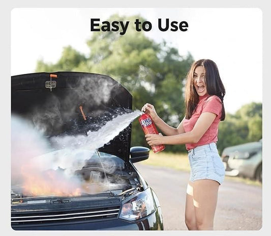 Car Fire Stop Emergency Spray (500ml) – Portable Flame Suppressant for Cars, Kitchens & Homes 🚗🔥🛡️