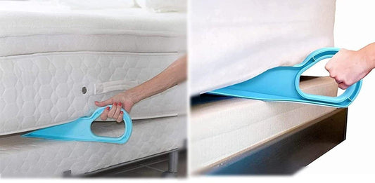 Ergonomic Mattress Lifter & Bed Maker (Pack of 2) – Instant Bed Sheet Tucking Tool 🛏️✨