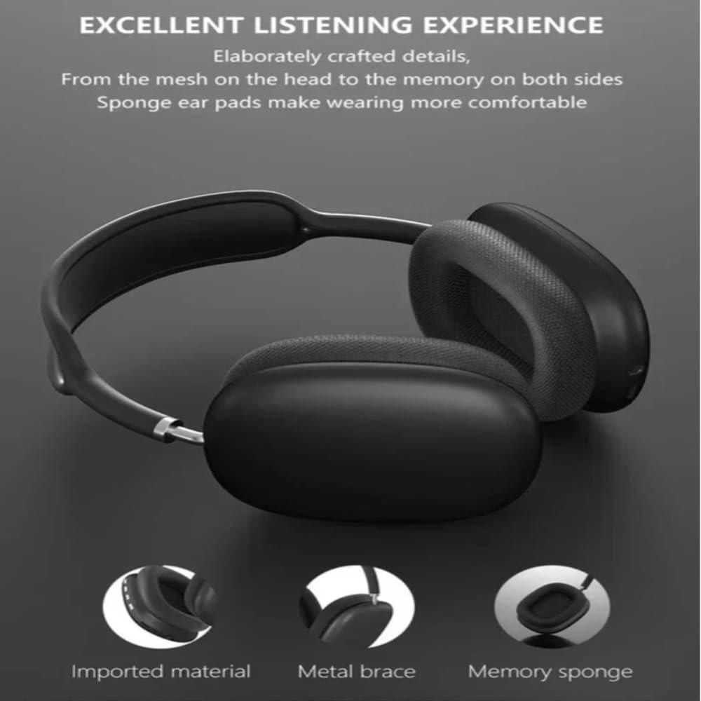 Premium P9 Wireless Bluetooth Headphones – Hi-Fi Stereo Sound with Deep Bass & Noise Isolation 🎧✨