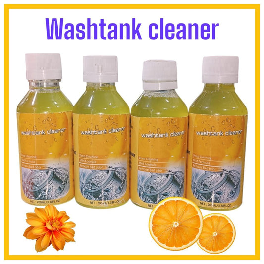 Deep Clean Washing Machine Washtank Cleaner (Pack of 4) – Scale & Bacteria Remover Liquid 🧼🌀