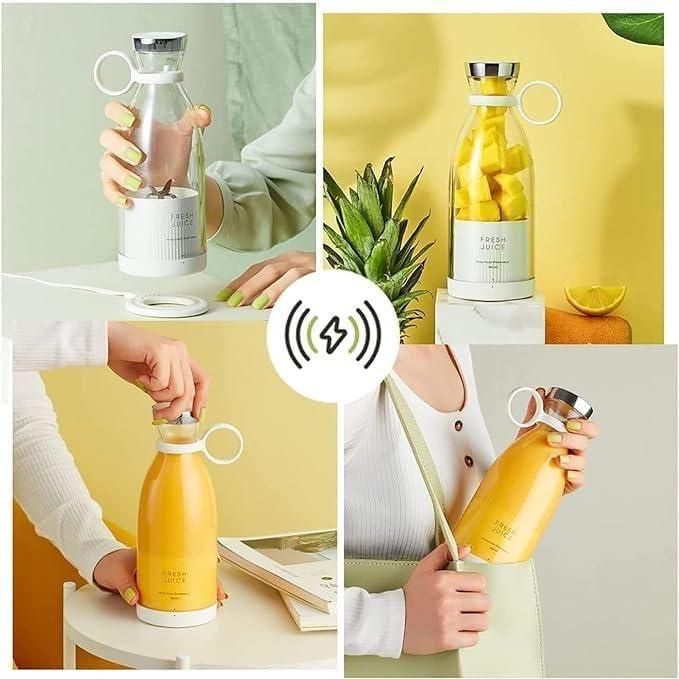 Portable Rechargeable Mini Smoothie Blender – USB Wireless Juicer Bottle for Travel, Gym & Office 🍓🔋🥤