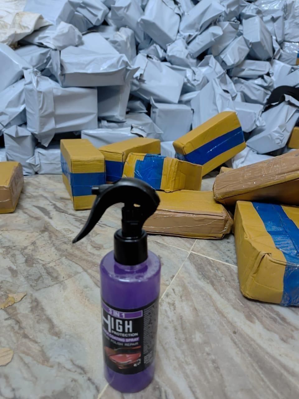 3-in-1 High Protection Quick Coating Spray & Glass Cleaning Board Combo – Instant Shine & Water Repellent 🚗✨