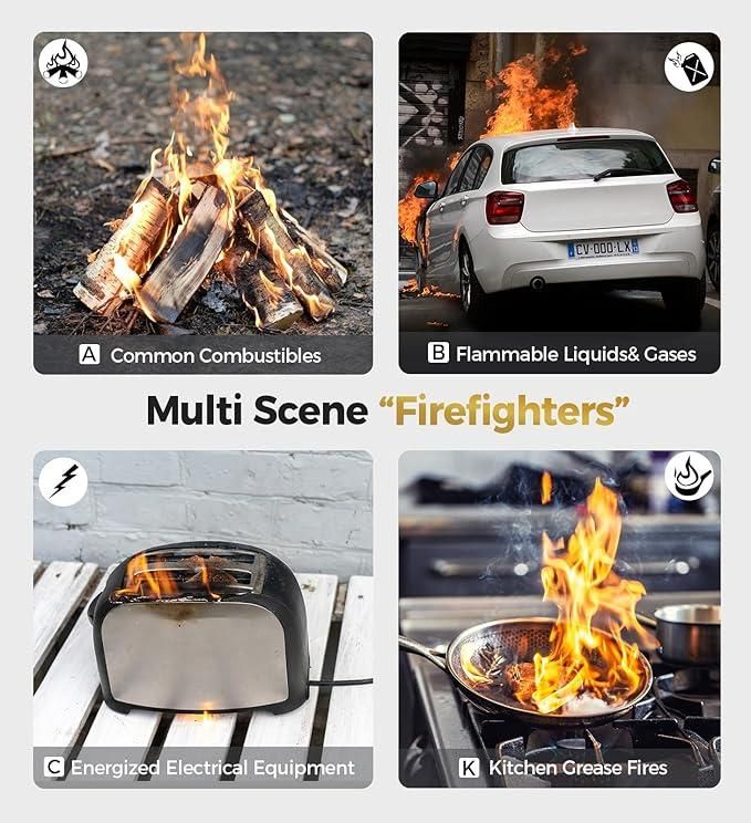 Car Fire Stop Emergency Spray (500ml) – Portable Flame Suppressant for Cars, Kitchens & Homes 🚗🔥🛡️