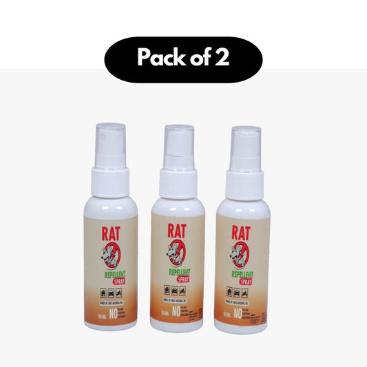 No-Entry Rat Repellent Spray (Pack of 2) – Powerful Non-Toxic Shield for Cars & Home 🐭🚫